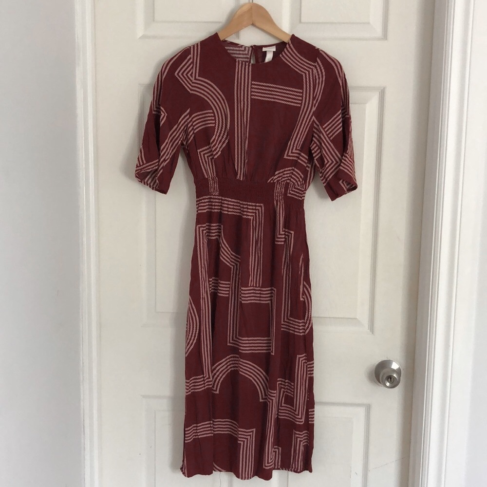 H&M print maxi dress